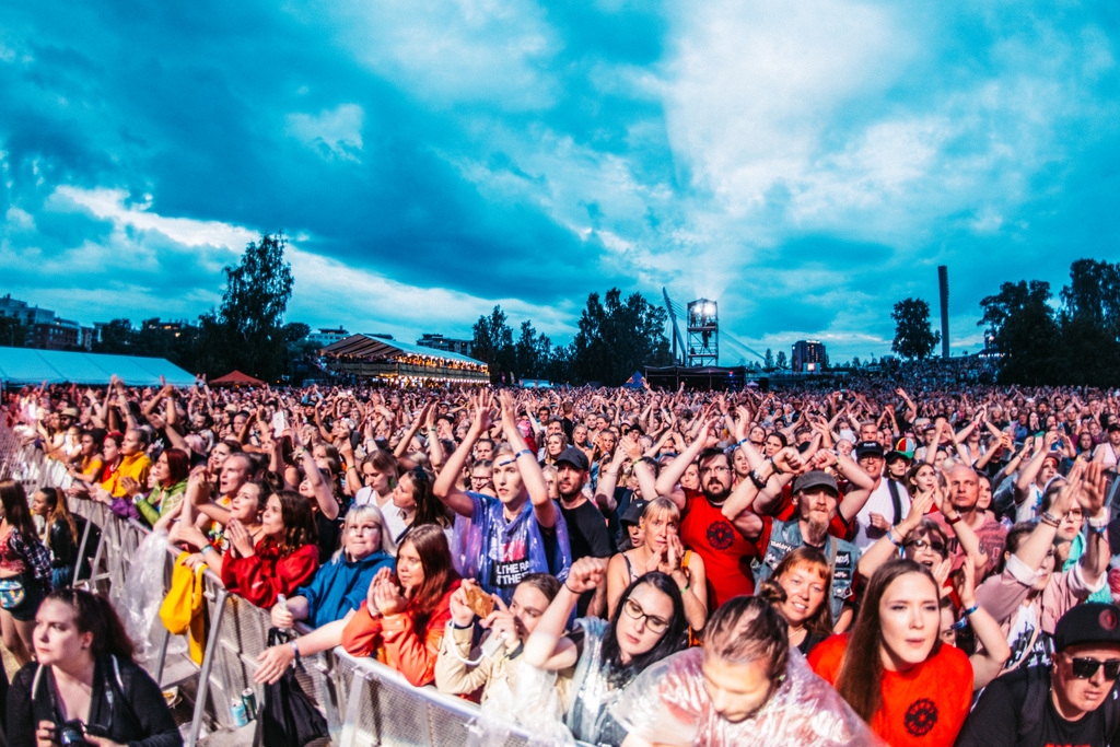 Ratinanniemessä juhli 29 500 festivaalivierasta. 
