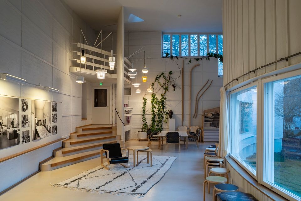 Kuva Maija Holma, Alvar Aalto -säätiö. Alvar Aallon ateljee (1954-55, 1962-63), Helsinki.
