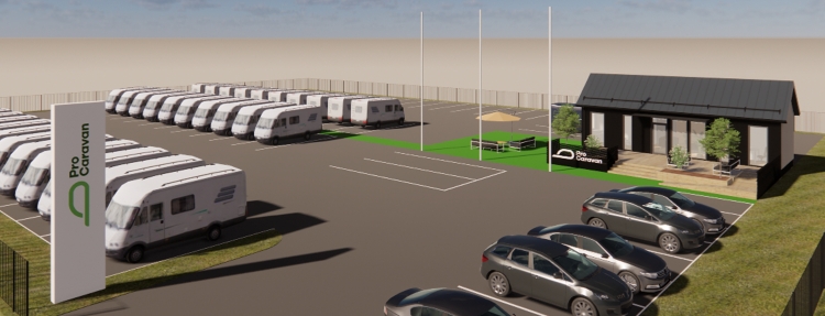 ProCaravanin Lahden toimipisteessä keskitytään ensisijaisesti matkailuajoneuvojen myyntiin.